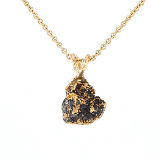 Natural Gold Nugget Pendant