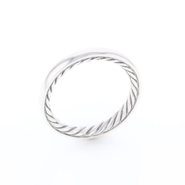 Sterling Silver Rope Decal Band