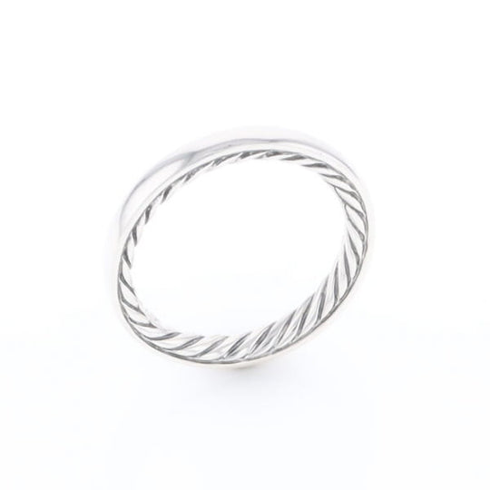 Sterling Silver Rope Decal Band