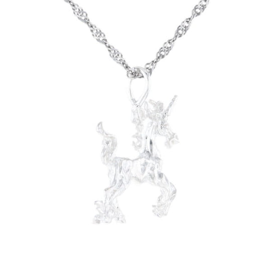 Silver Unicorn Pendant