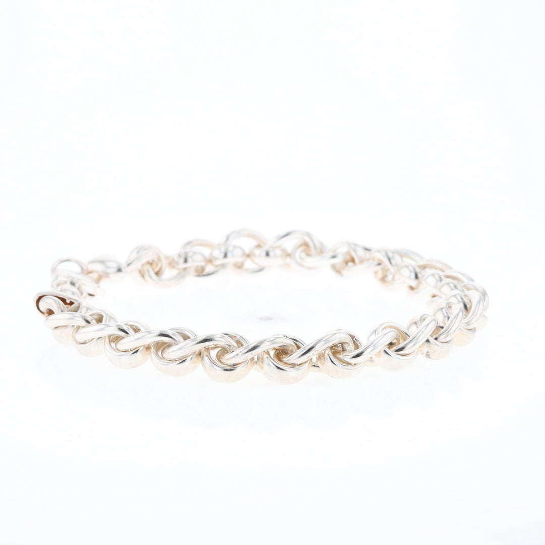 Sterling Silver Round Link Bracelet