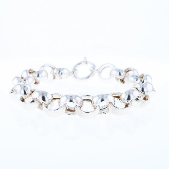 Silver Rolo Link Bracelet