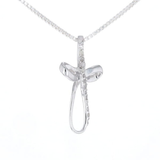 Open Loop Cross Necklace