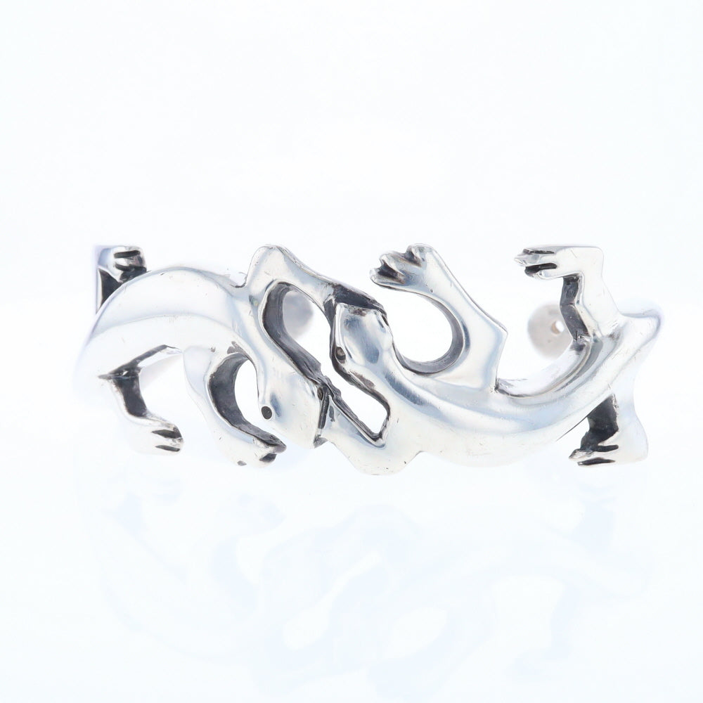 Sterling Silver Lizard Cuff Bracelet