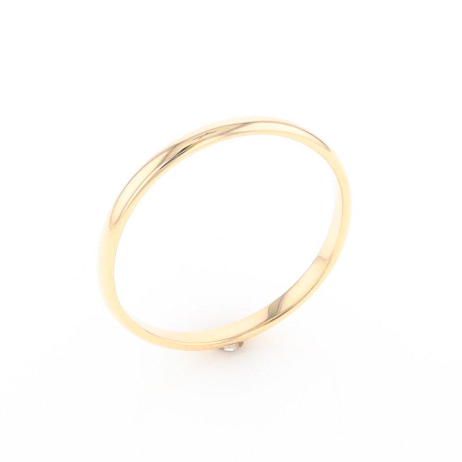 Thin Gold Wedding Band