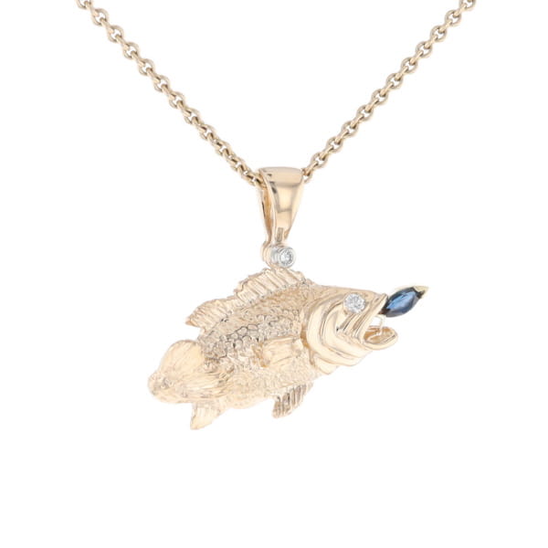 Large Mouth Bass Pendant