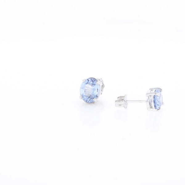 Ceylon Sapphire Stud Earrings