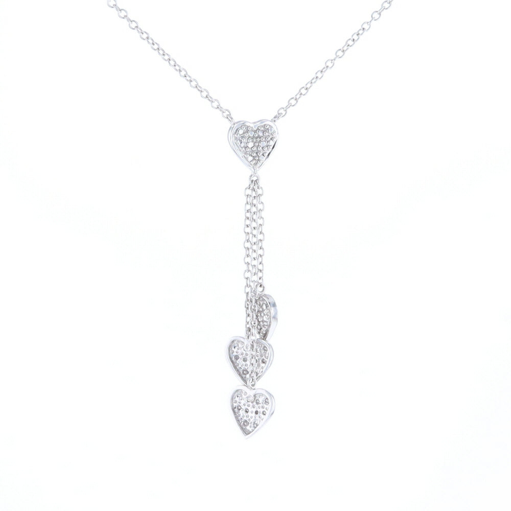 14K Triple Heart Necklace