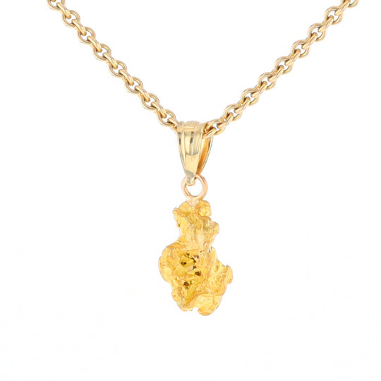 Natural Gold Nugget Pendant