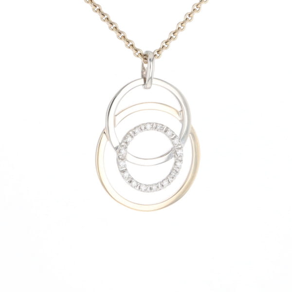 Two-Tone Interlocking Pendant