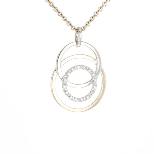 Two-Tone Interlocking Pendant