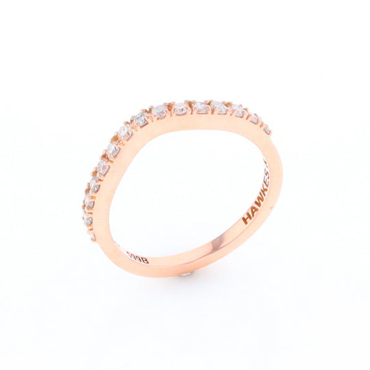 Rose Gold Diamond Wedding Band