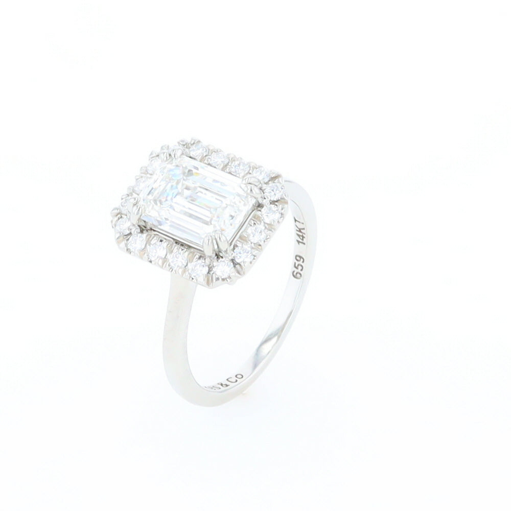 Emerald Cut Diamond Engagement Ring