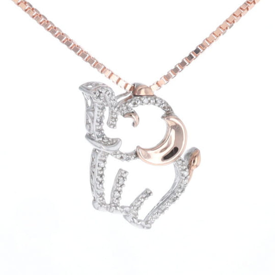 Elephant Diamond Pendant