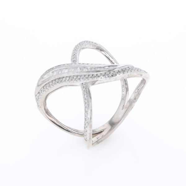 Dramatic Bypass Diamond Ring