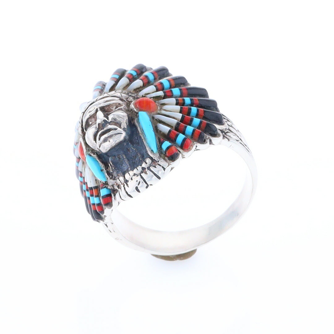 Native American Head Dress Ring