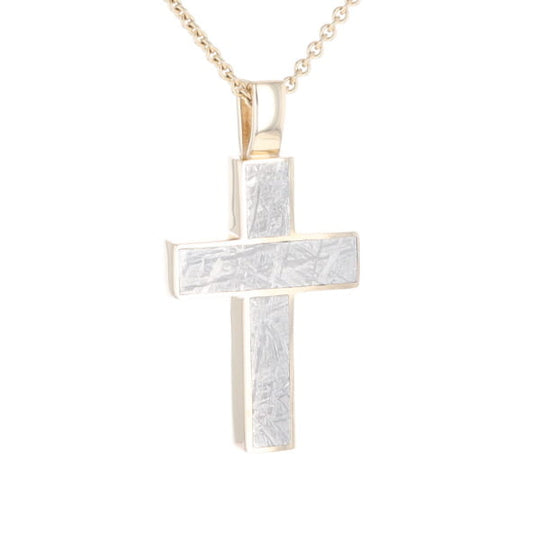 Meteorite Cross Pendant