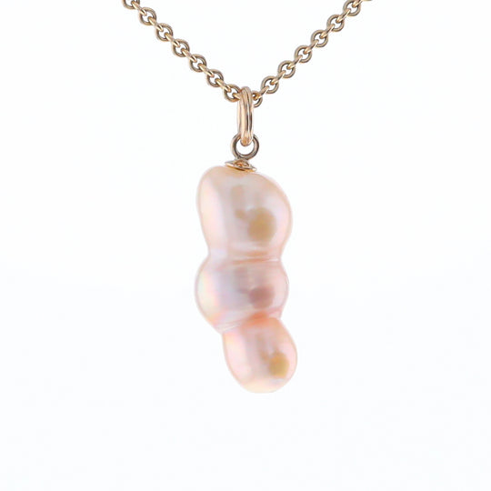 Baroque Triple Pearl Pendant