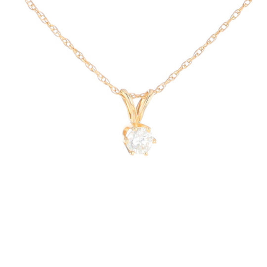 Solitaire Diamond Pendant