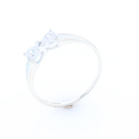 Cubic Zirconia Bow Tie Ring