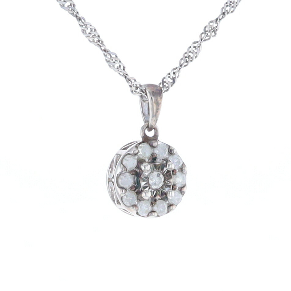 Diamond Cluster Pendant