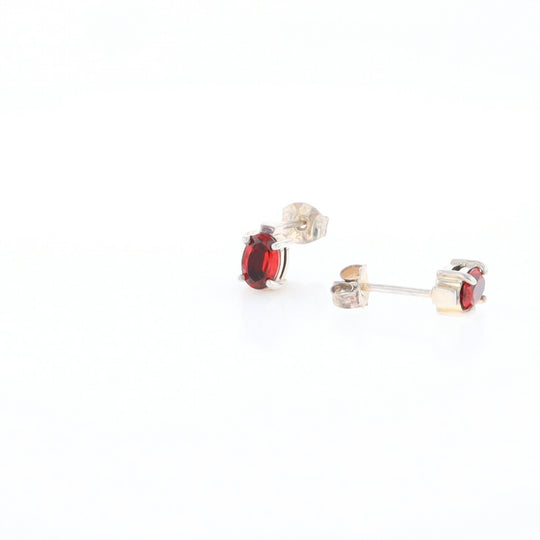 Garnet Stud Earrings