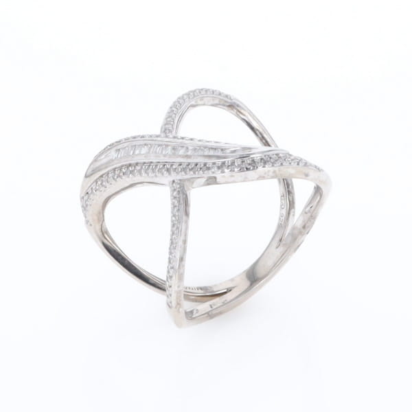 Dramatic Bypass Diamond Ring