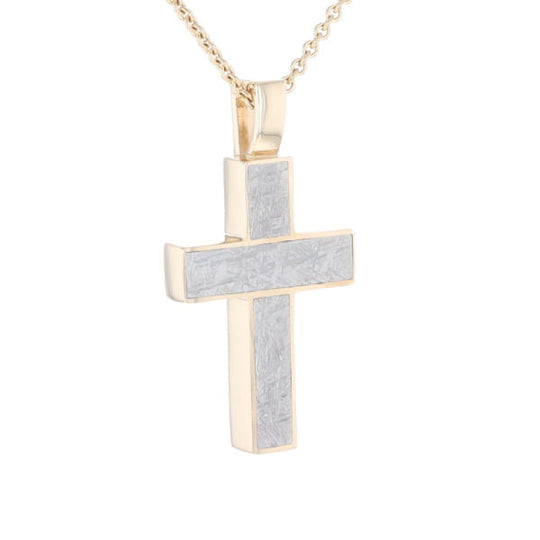 Meteorite Cross Pendant