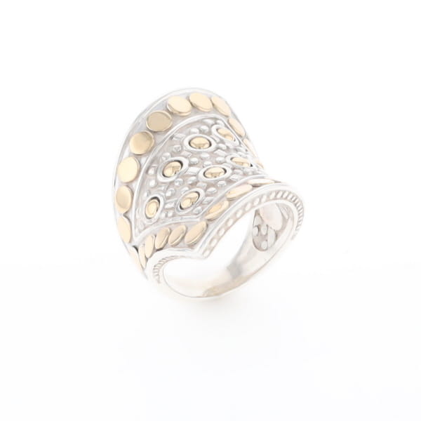 John Hardy Two-Tone Curved Ring