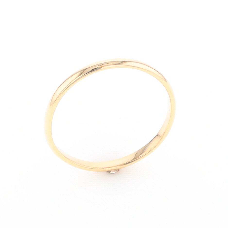 Thin Gold Wedding Band