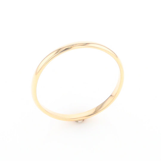 Thin Gold Wedding Band