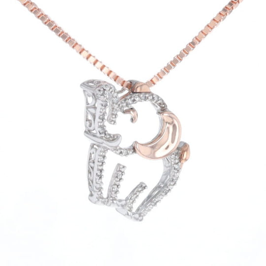 Elephant Diamond Pendant