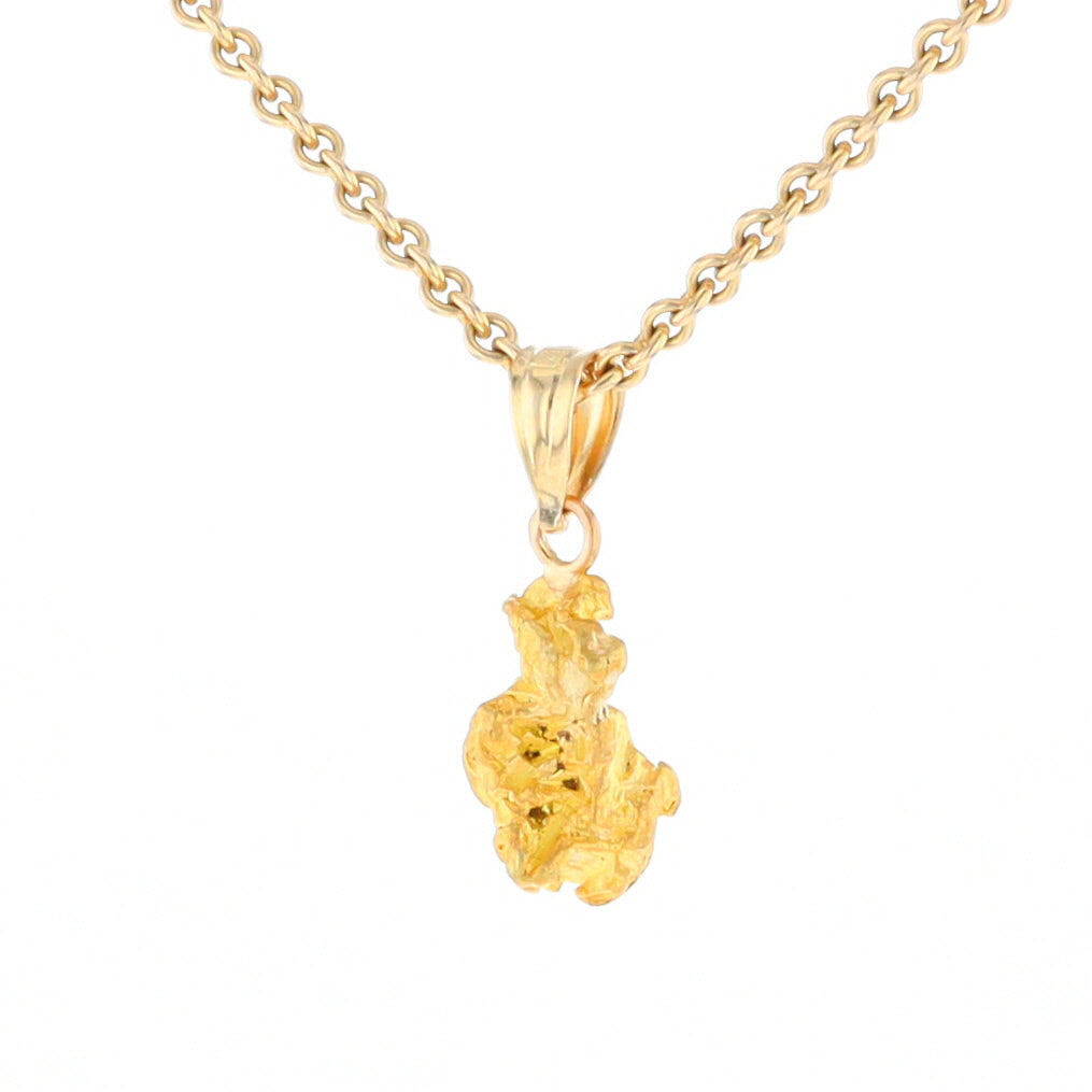 Natural Gold Nugget Pendant