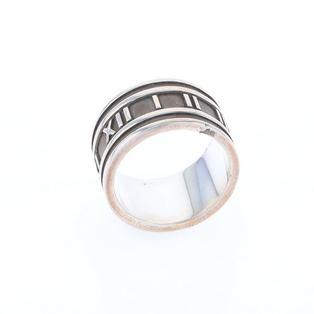 Tiffany & Co Sterling Silver Roman Numerals Ring