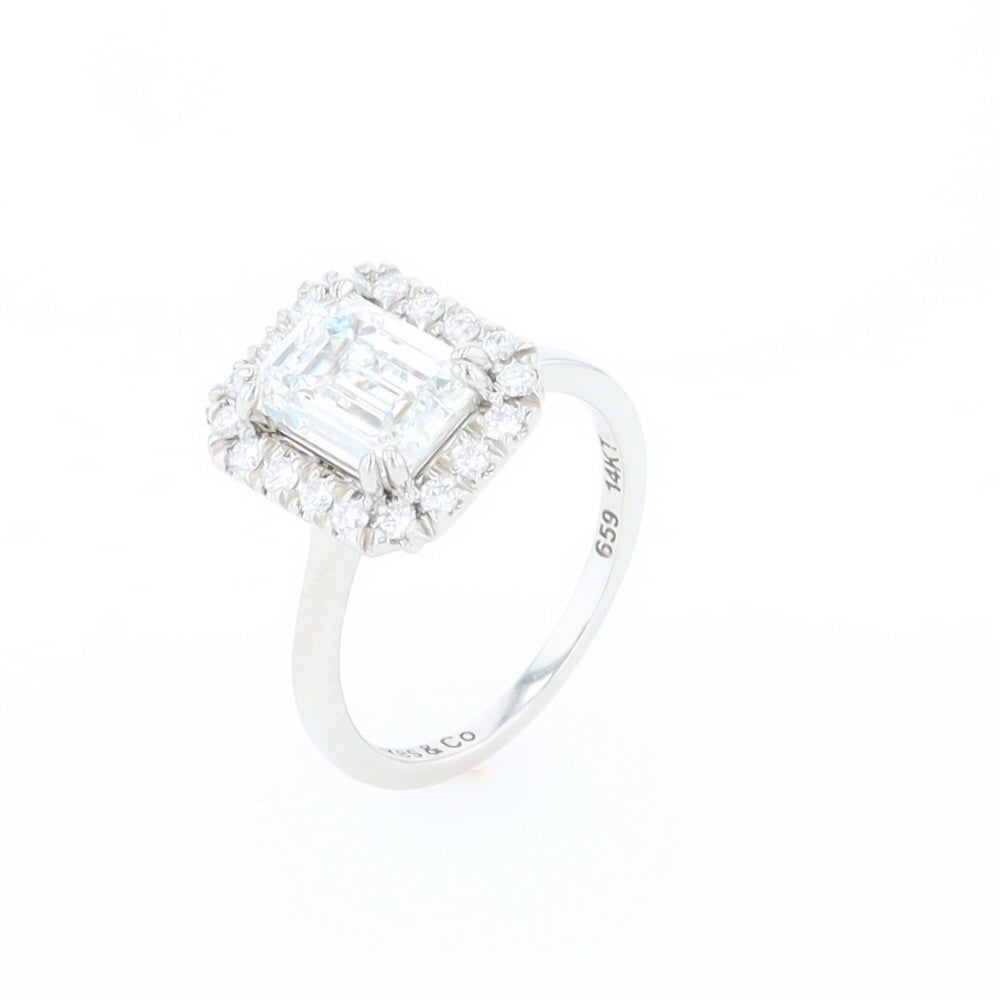 Emerald Cut Diamond Engagement Ring