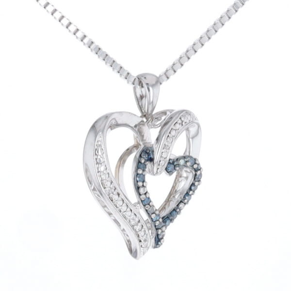 Double Open Heart Pendant
