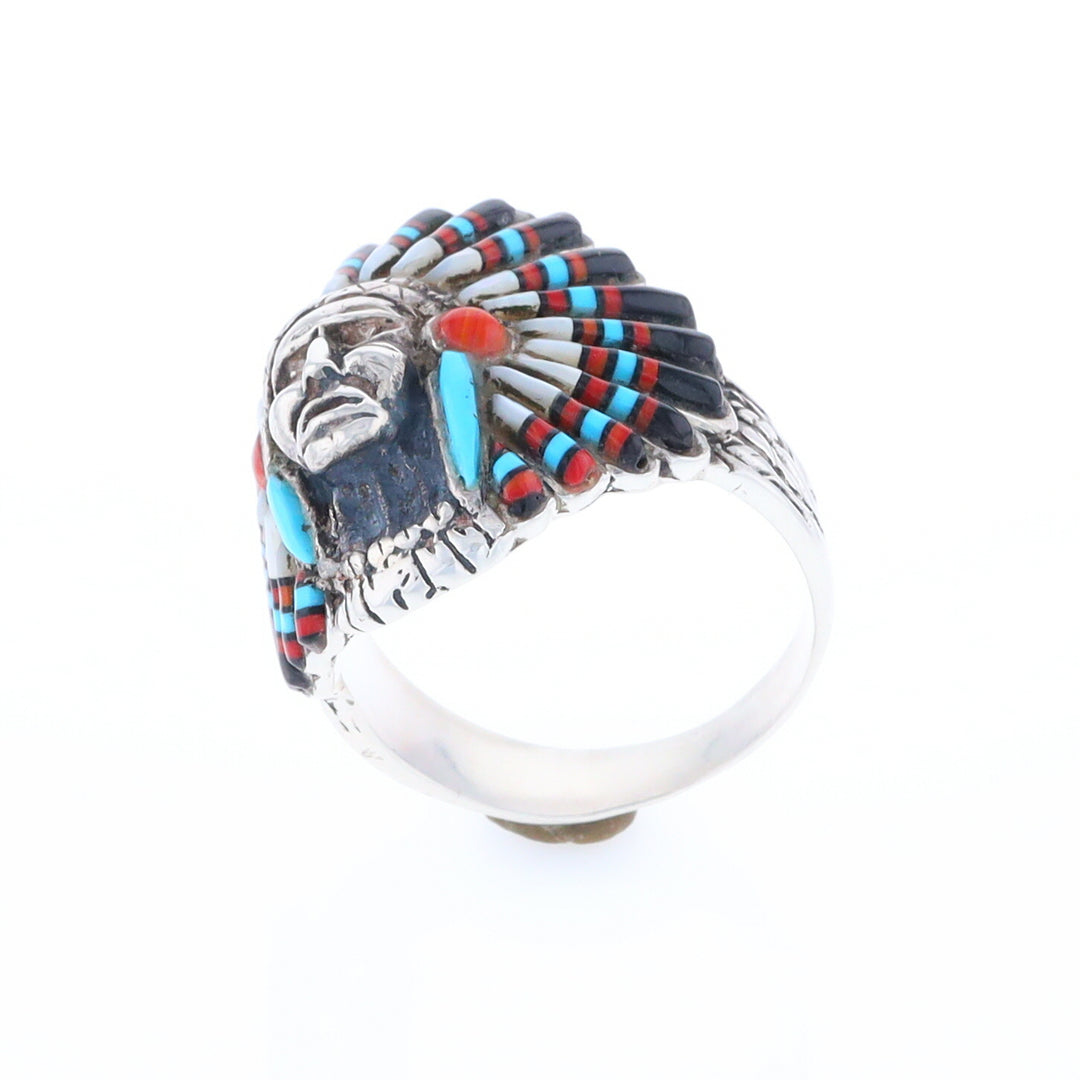 Native American Head Dress Ring