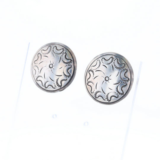 Native American Disc Earrings