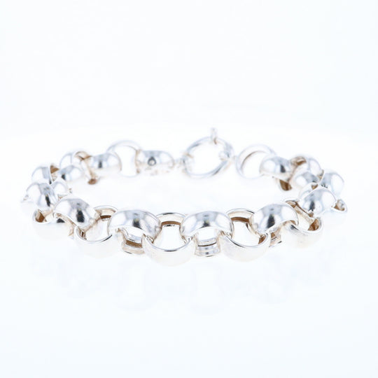 Silver Rolo Link Bracelet