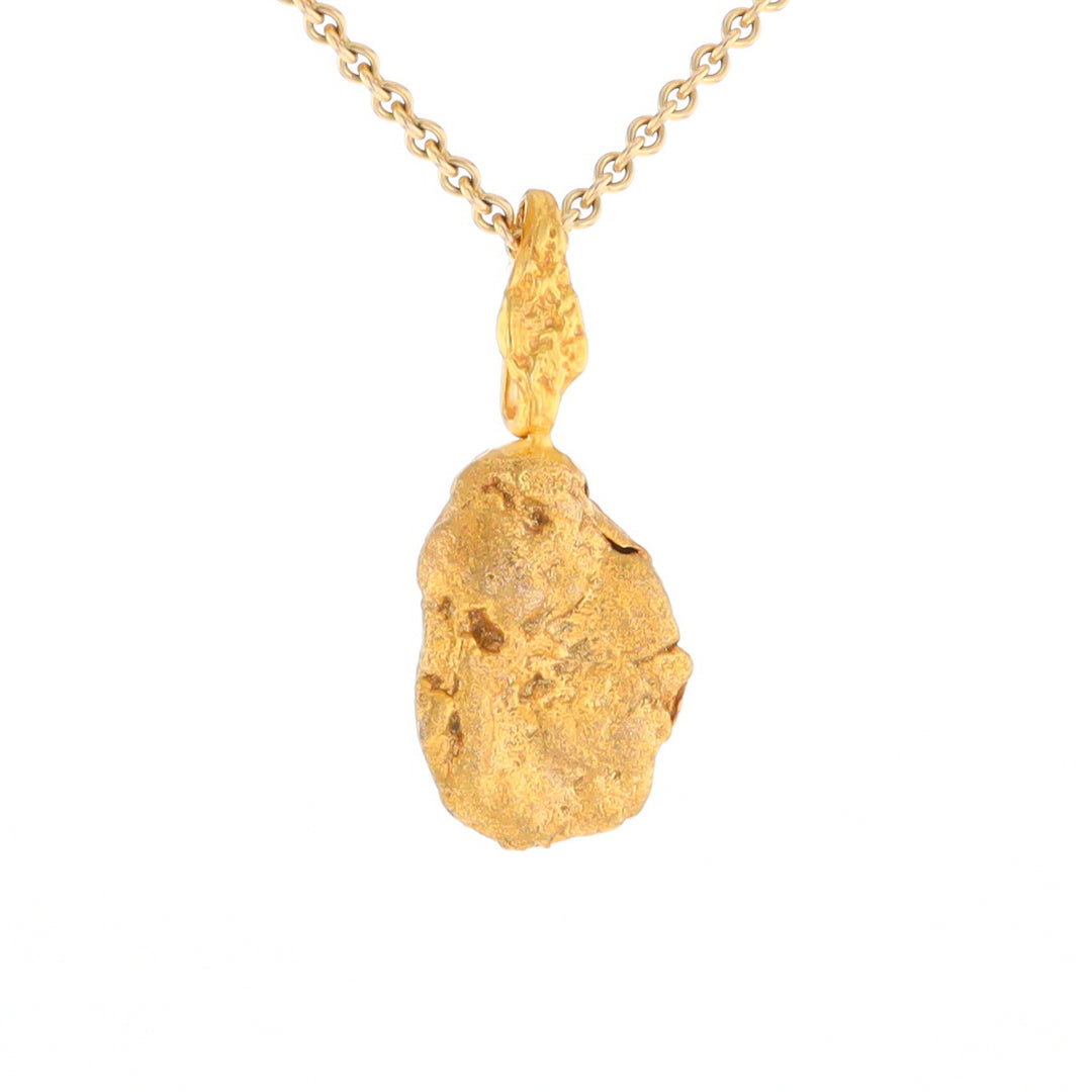 20K Natural Gold Nugget Pendant