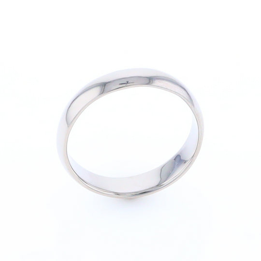 White Gold Standard Fit Wedding Band