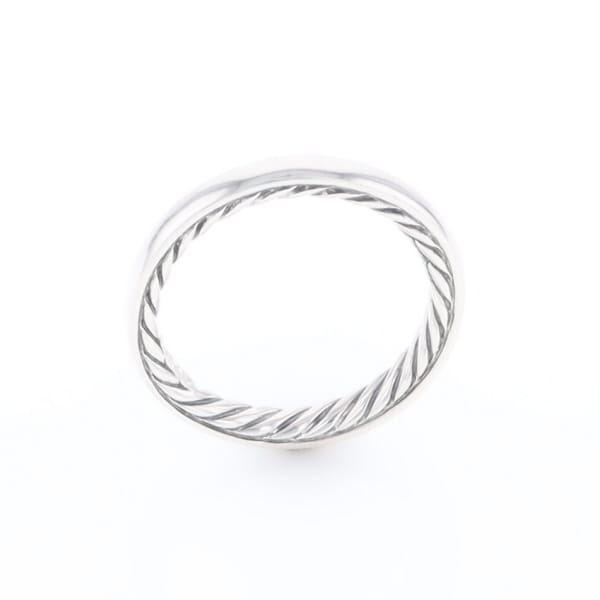 Sterling Silver Rope Decal Band