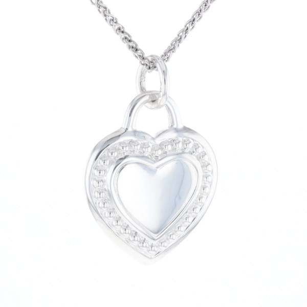 Judith Ripka Beaded Heart Pendant