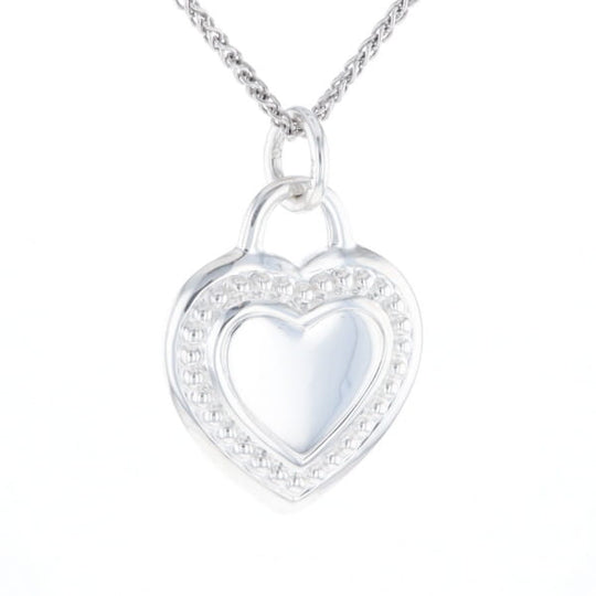 Judith Ripka Beaded Heart Pendant