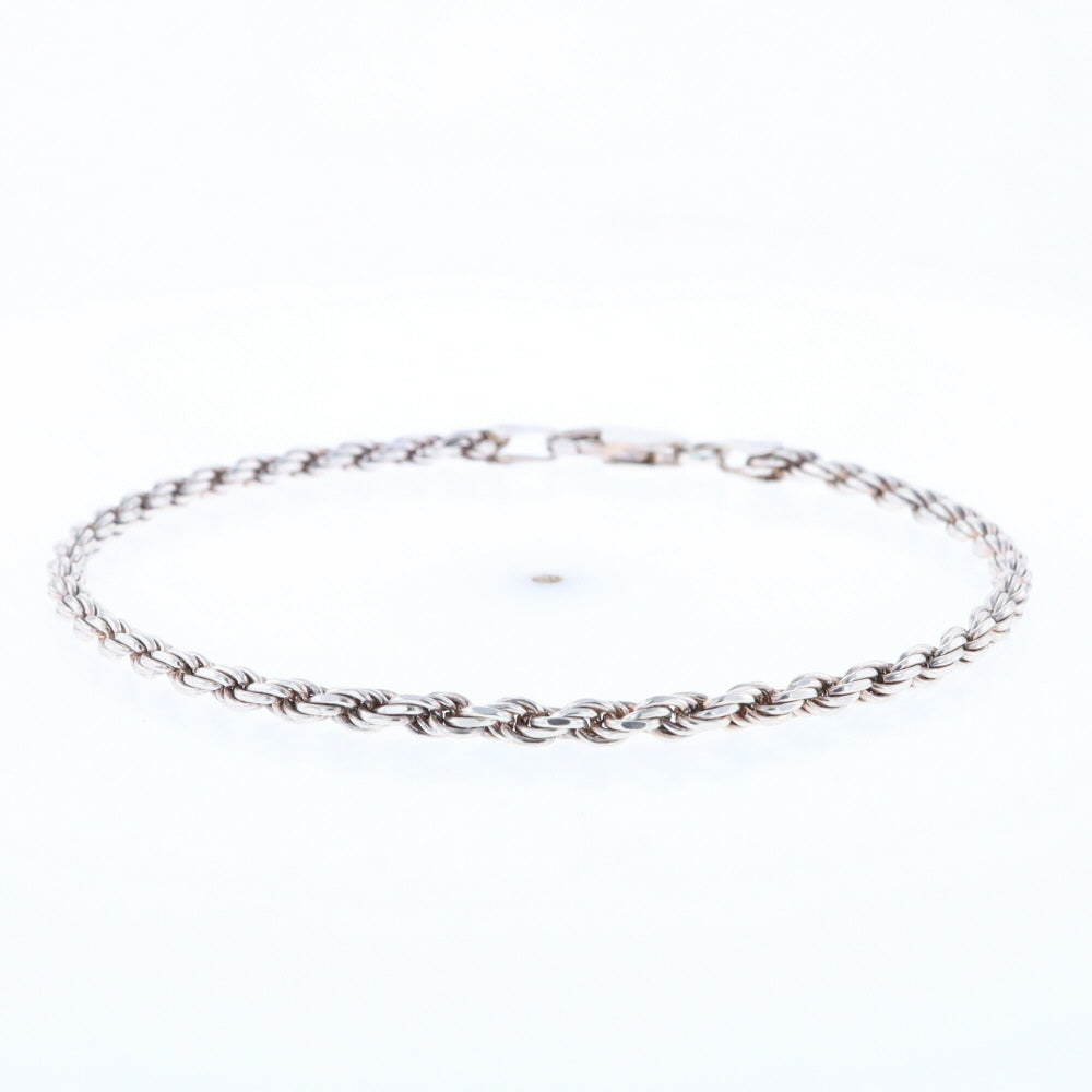 Silver Rope Bracelet