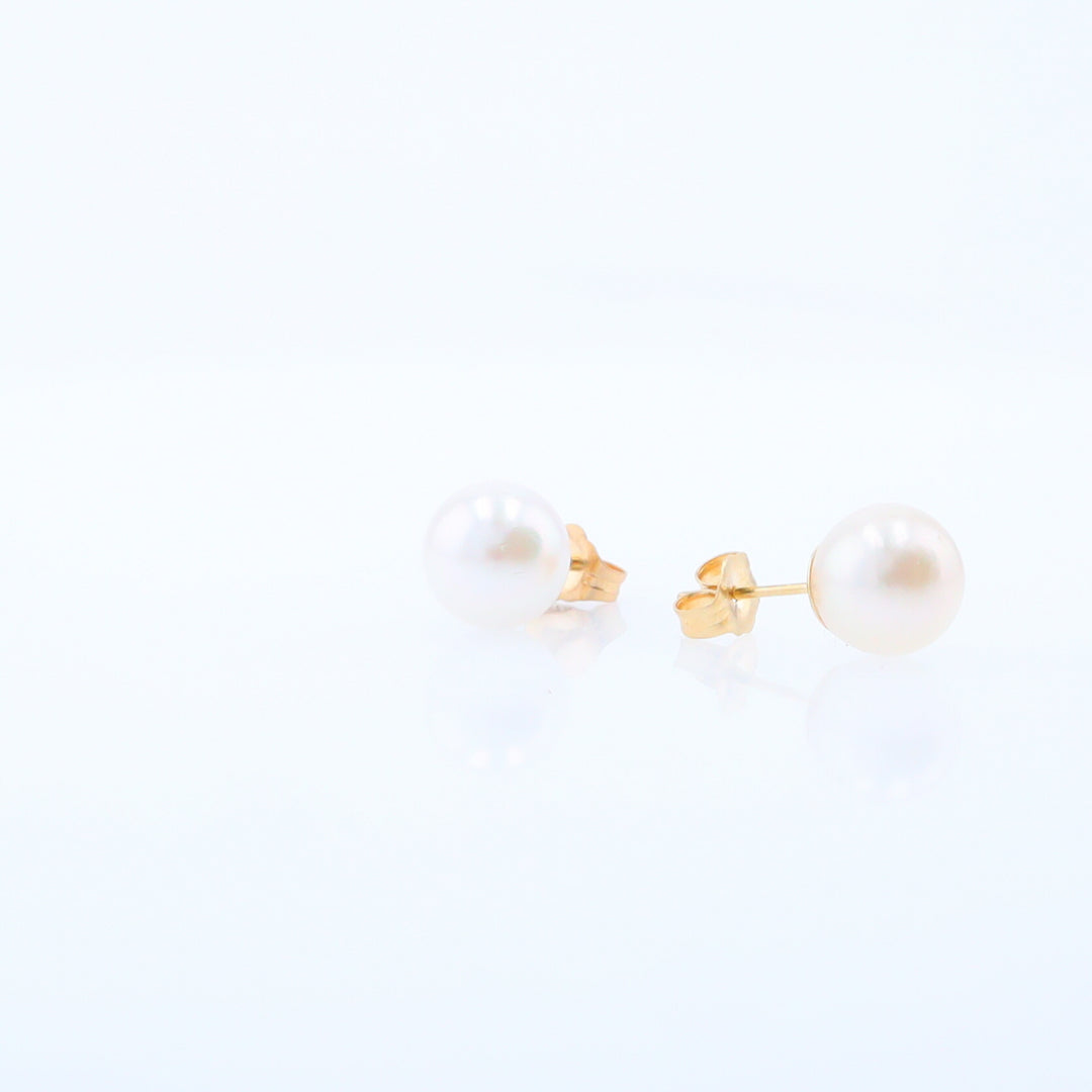 Pearl Stud Earrings