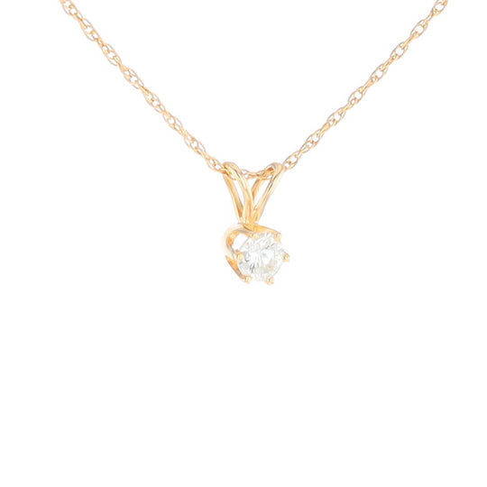 Solitaire Diamond Pendant