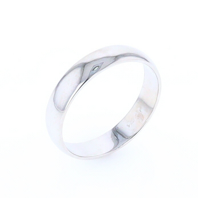 Standard Fit Wedding Band White Gold