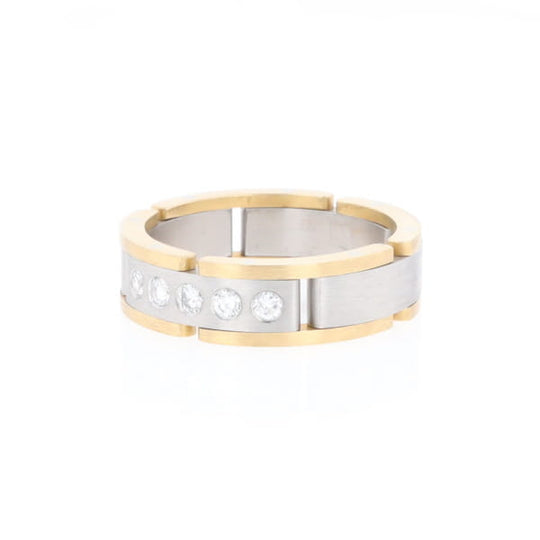 Moveable Men's 5 Diamond Ring