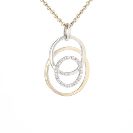 Two-Tone Interlocking Pendant
